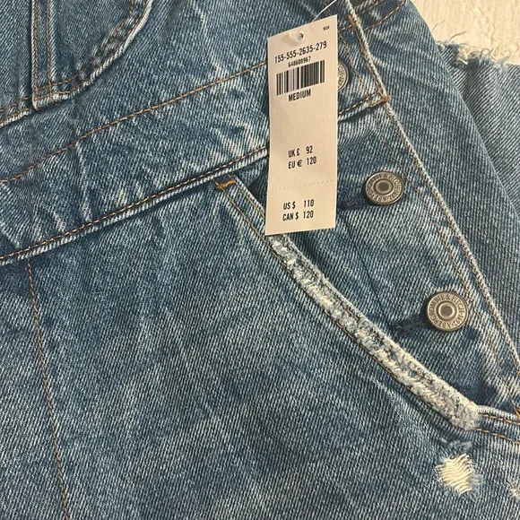 Abercrombie Denim Overalls - Picture 4 of 5